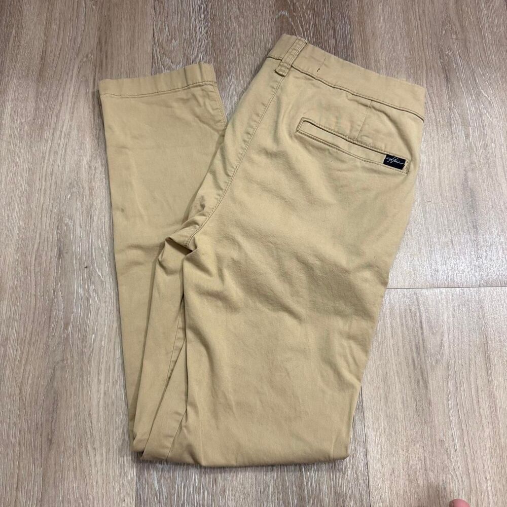Hollister Epic Flex skinny chinos in khaki, tagged W30 L32